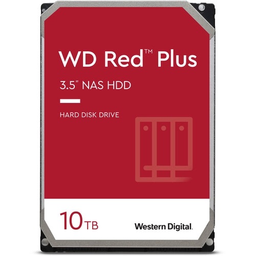 WD 10TB Rouge Plus 5400 rpm SATA III 3.5" Internal NAS HDD