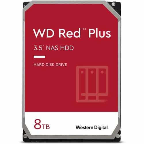 WD 8 To Rouge 5400 tr / min SATA III 3.5 "Kit de vente au détail de disque dur interne NAS