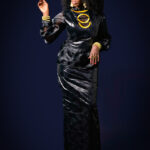 Ensemble Getzner crop top, jupe et chemise organza BAOWAN