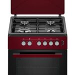 Cuisinière à gaz HAIER 4 Feux 60x60 Rouge HCR2040 EGR