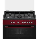 Cuisinière à gaz HAIER 5 Feux 90x60  Rouge HCR6050 EGR