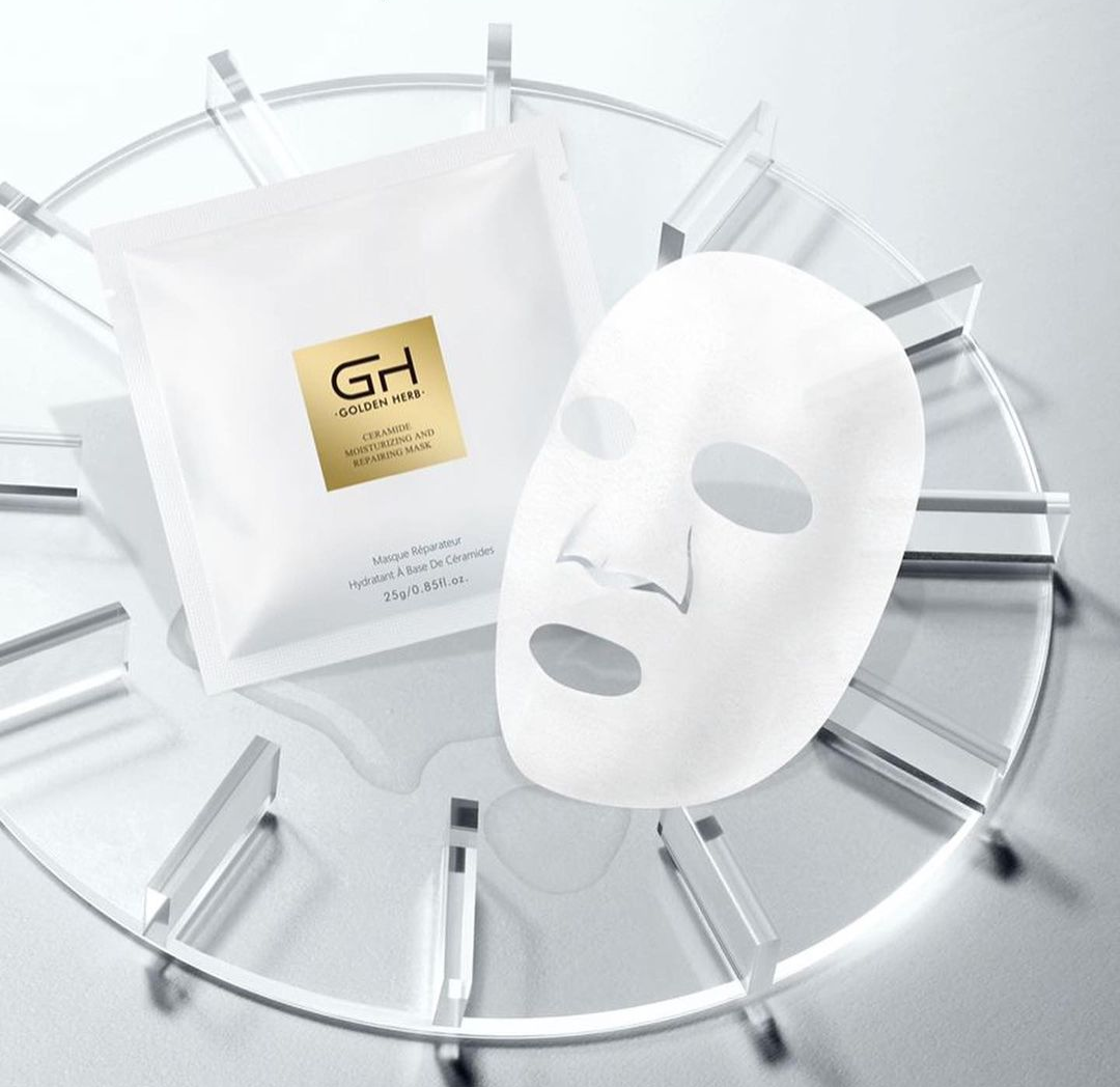 Masque Réparateur Hydratant à Base de  Céramides Golden Herb