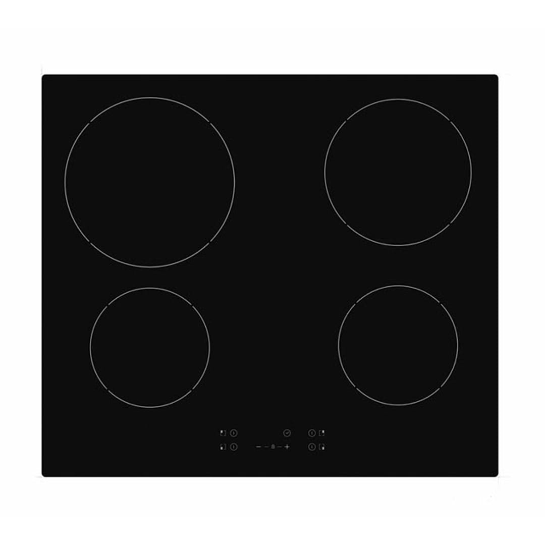 PLAQUE MILEN 4FEUX 60X60 VITROCERAMIQUE ELECTRIQUE NOIR CER6004E PE600005